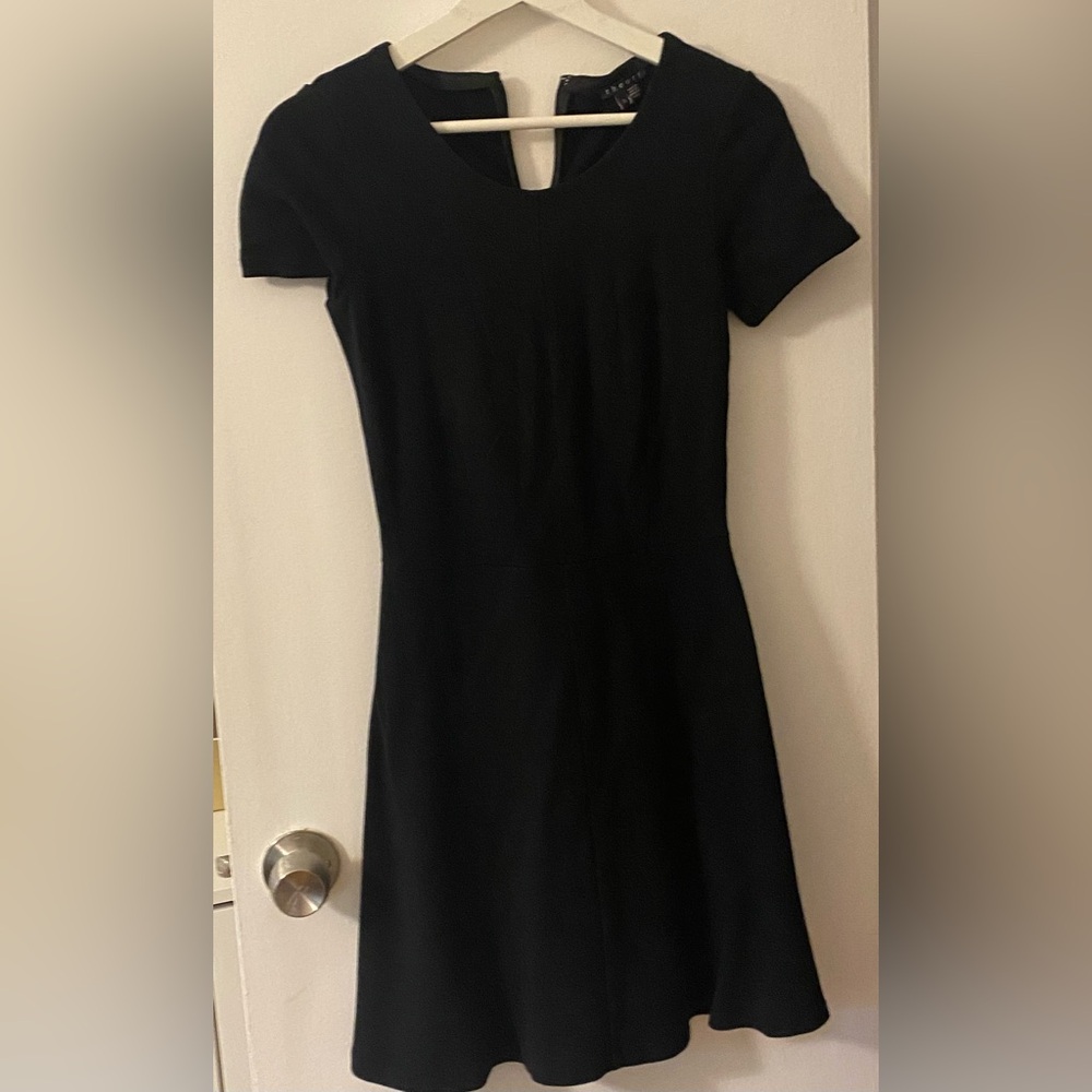 Theory Black Mini Dress